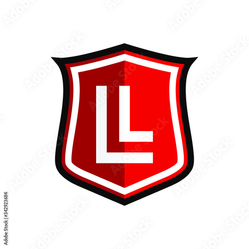 Initial Letter L with Shield Logo Design