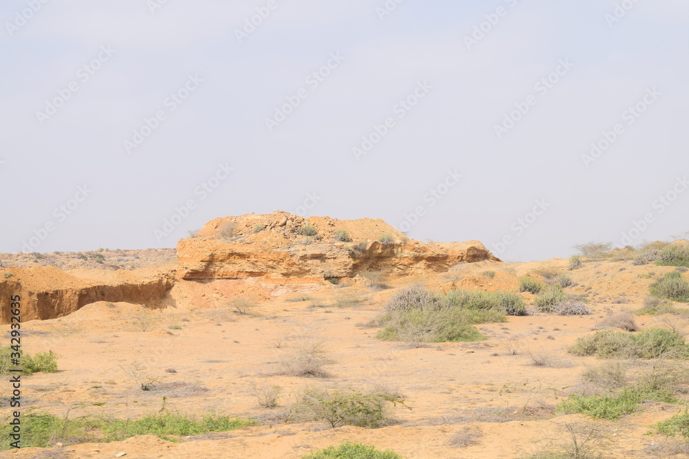 Mountain landscape with blue sky Mountain landscape with blue sky