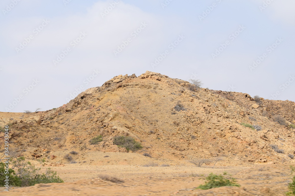 Mountain landscape with blue sky Mountain landscape with blue sky