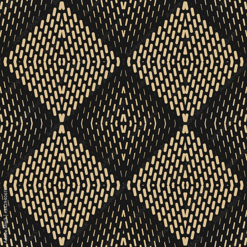 Vector geometric halftone seamless pattern with small lines, stripes in ...