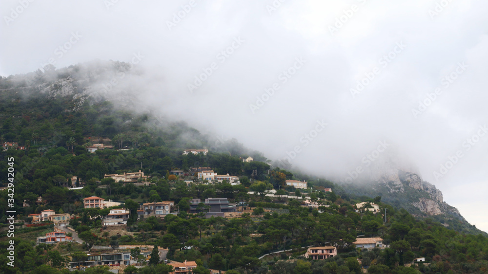 Mist Above French Village