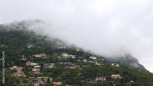 Mist Above French Village