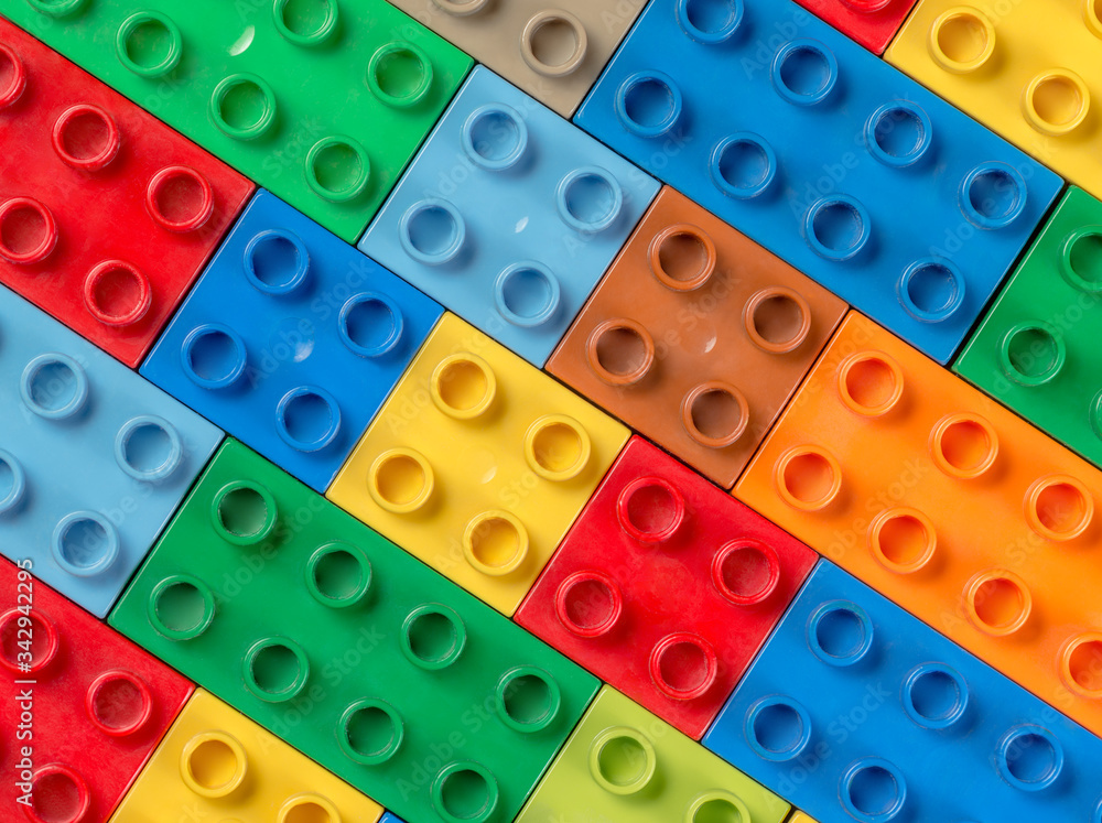 Background of colorful building blocks Background of colorful building blocks