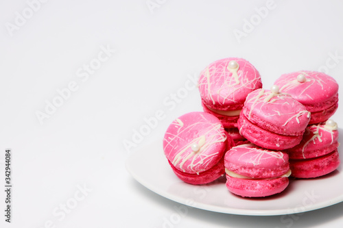 Home baked Pink Macarons. Home baking projects for lockdown 
