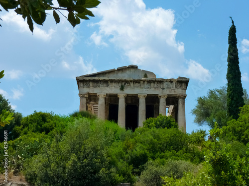 Temple of Hephaestus in Ancient Agora, Athens, Greece © boivinnicolas