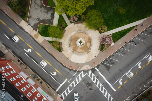 Aerial Landscape of Somerville New Jersey photo