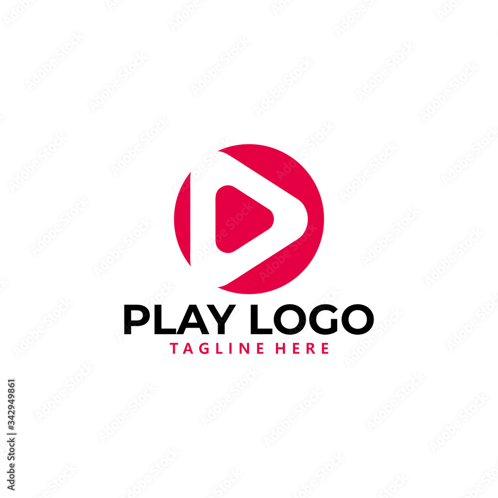 play logo icon vector isolated play logo icon vector isolated