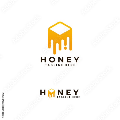 honey logo icon vector isolated