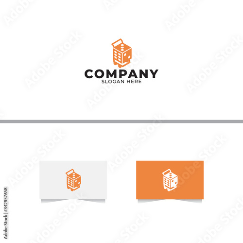 Shop Dice Logo Design Template