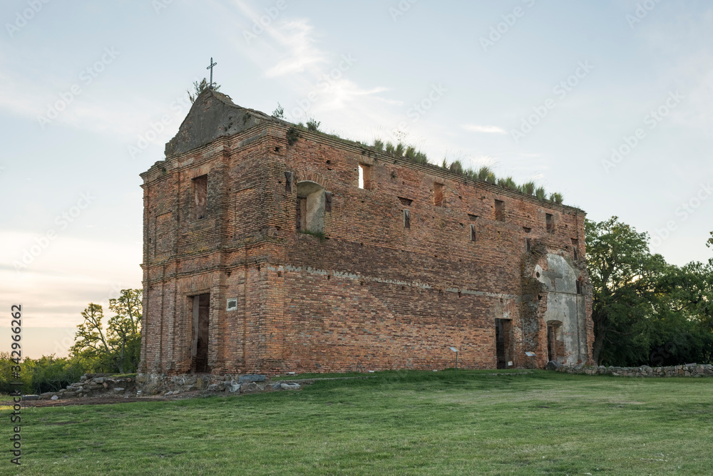 Ancient Jesuit church in the Calera de las Huerfanas, Uruguay