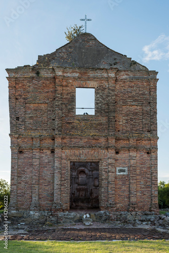 Ancient Jesuit church in the Calera de las Huerfanas, Uruguay photo