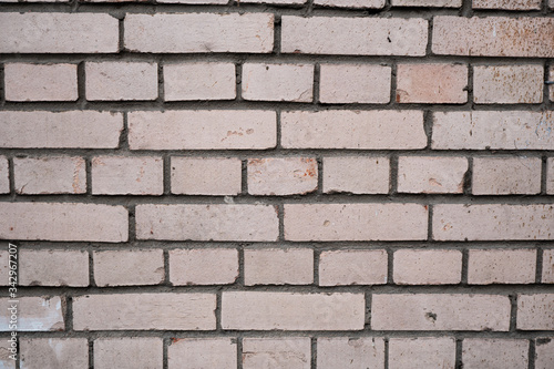 Background image of white brick masonry