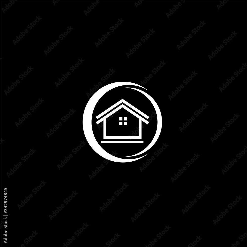 Real Estate Logo Vector , house logo in circle vector Real Estate Logo Vector , house logo in circle vector