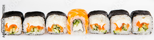 Wallpaper Mural Set sushi rolls. Torontodigital.ca