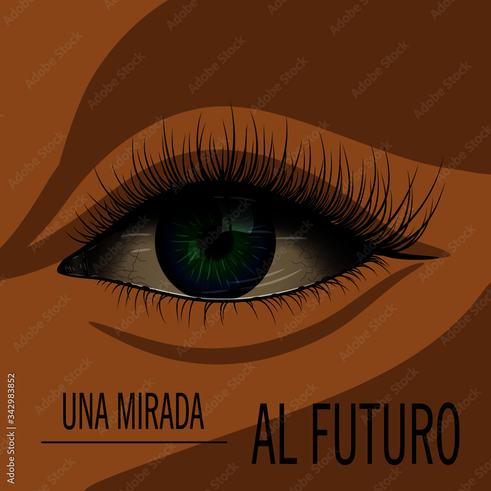 Ilustración ojo humano