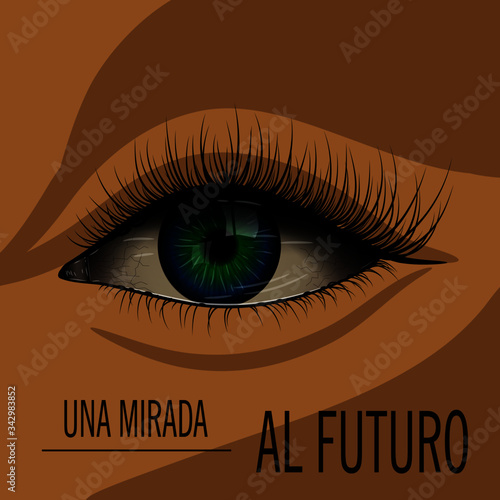 Ilustración ojo humano