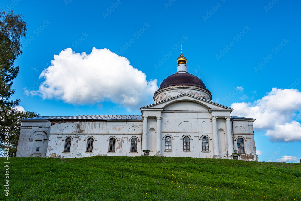 The Orthodox Temple of St. Nicholas in the ancient Russian city of Myshkin