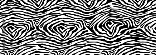Trendy zebra skin pattern background vector. Animal fur, vector background for Fabric design, wrapping paper, textile and wallpaper.