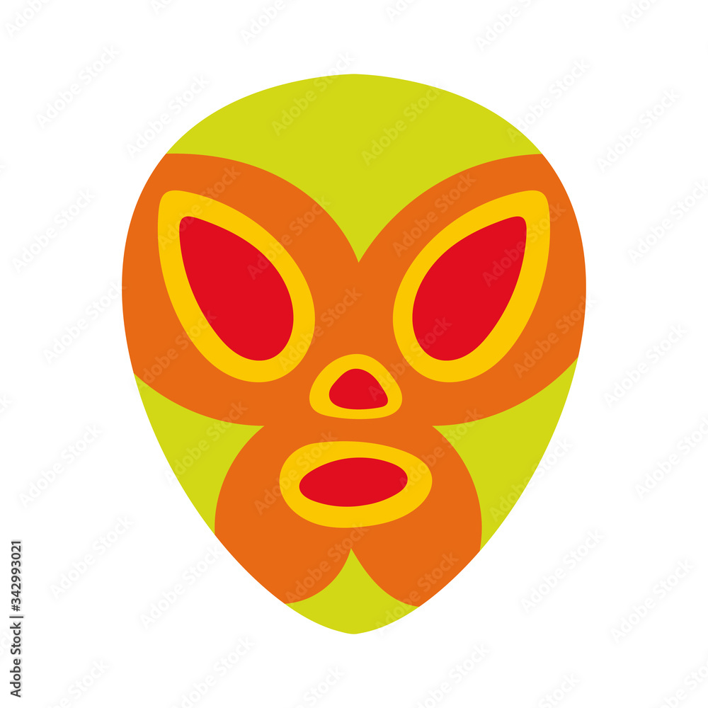 mexican mask of fighter fill style icon mexican mask of fighter fill style icon