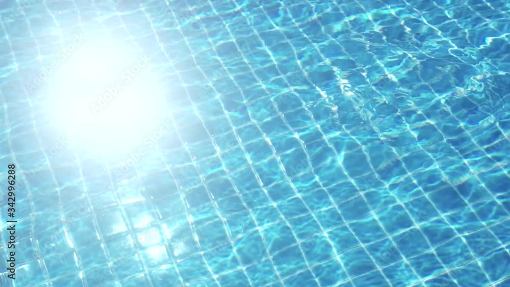 blue water in the pool with light reflections blue water in the pool with light reflections