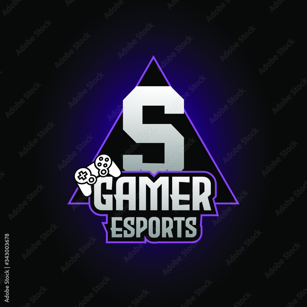 Letter S Game Logo Esport Gaming