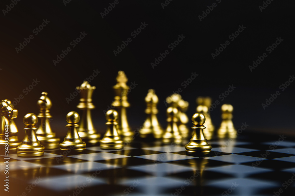 Chess that came out of the line Concept of business Strategic plan and teamwork management. Chess that came out of the line Concept of business Strategic plan and teamwork management.