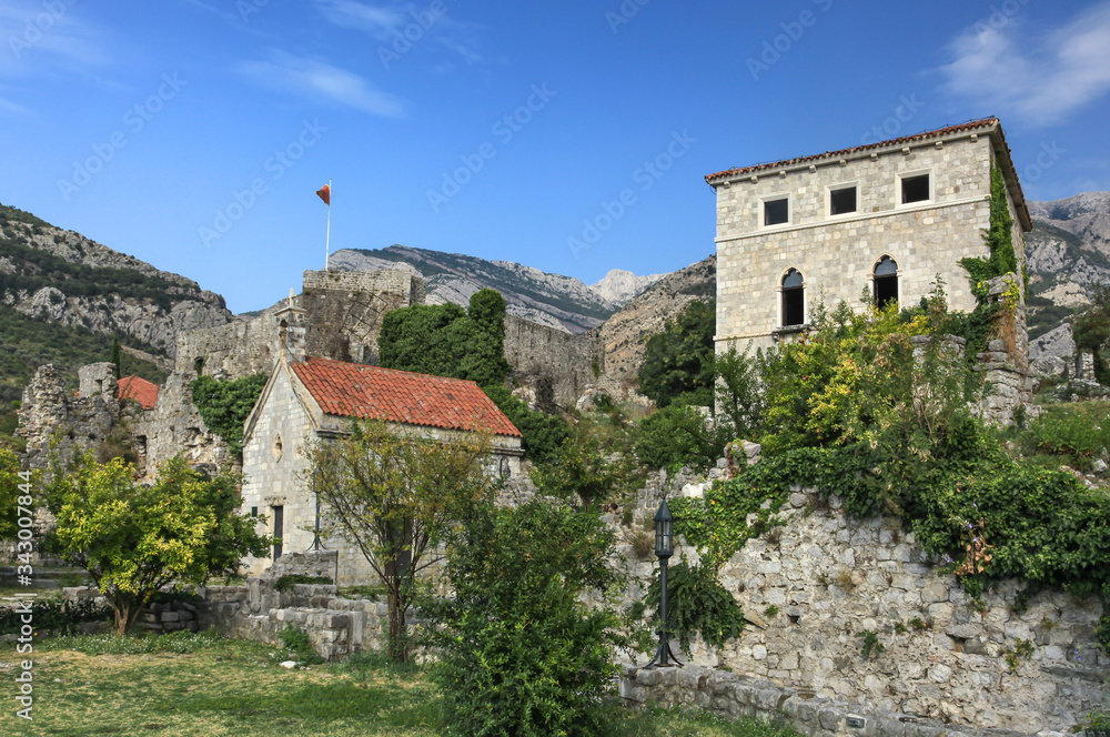 Fototapeta premium Ruins of old town Stari Bar, Montenegro