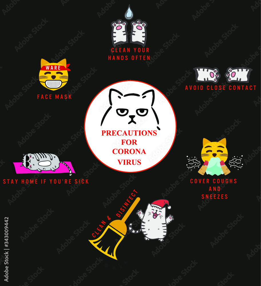 Obraz premium Corona Virus Precaution 