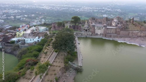 this is city view of Chittorgarh, Rajasthan , India. This is a aerial  view so i think don't need property recognizable photo