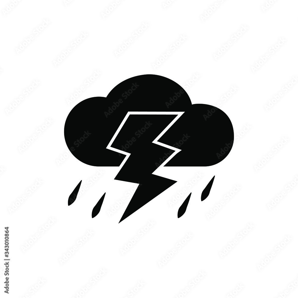 Storm icon template Storm icon template