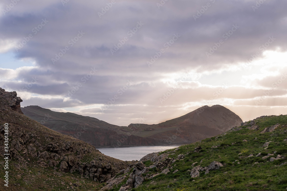 Landscape of Madeira island - Ponta de sao Lourenco treking