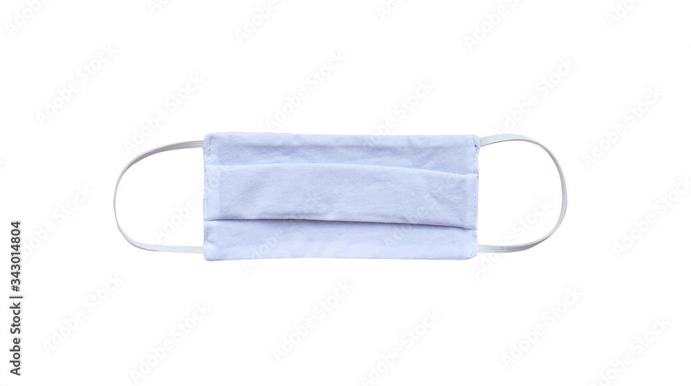 Obraz premium Fabric mask isolated on background , clipping path