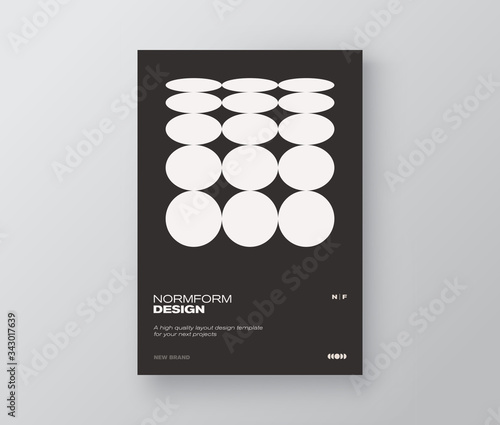 Postmodern Design Vector Cover Mockup