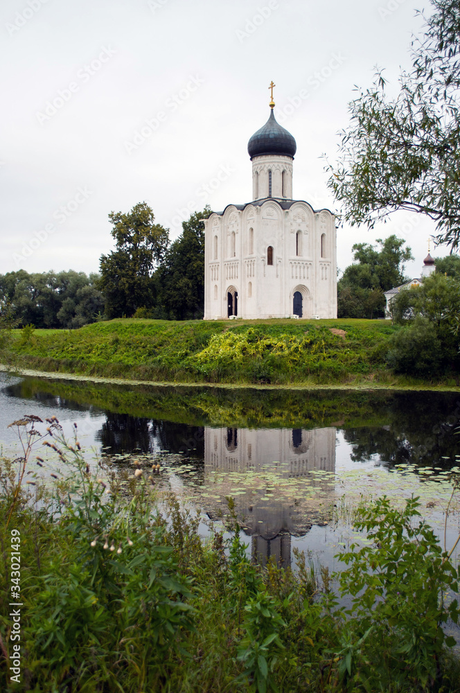 Church of the Intercession on the Nerl. Bogolubovo, Vladimir. Gold ring of Russia