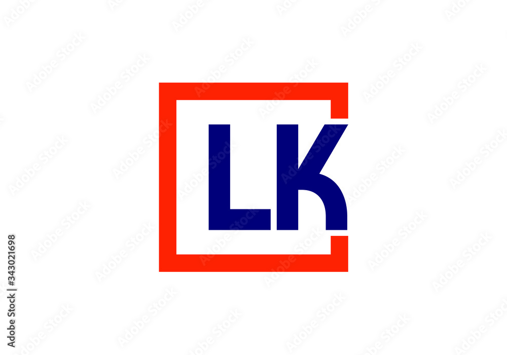 Initial Monogram Letter L K Logo Design Vector Template. LK Letter Logo Design Initial Monogram Letter L K Logo Design Vector Template. LK Letter Logo Design