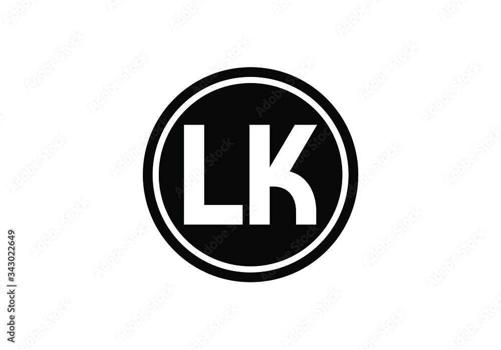Initial Monogram Letter L K Logo Design Vector Template. LK Letter Logo Design Initial Monogram Letter L K Logo Design Vector Template. LK Letter Logo Design