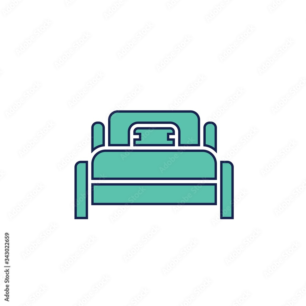 bed icon vector illustration design bed icon vector illustration design