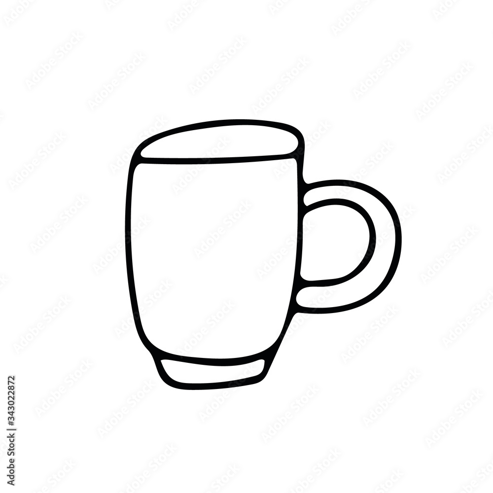 cup Hand drawn in doodle style. element vector graphics Scandinavian hygge cozy monochrome minimalism simple. tea, coffee, cocoa, home, cafe. design icon, card, sticker poster cup Hand drawn in doodle style. element vector graphics Scandinavian hygge cozy monochrome minimalism simple. tea, coffee, cocoa, home, cafe. design icon, card, sticker poster