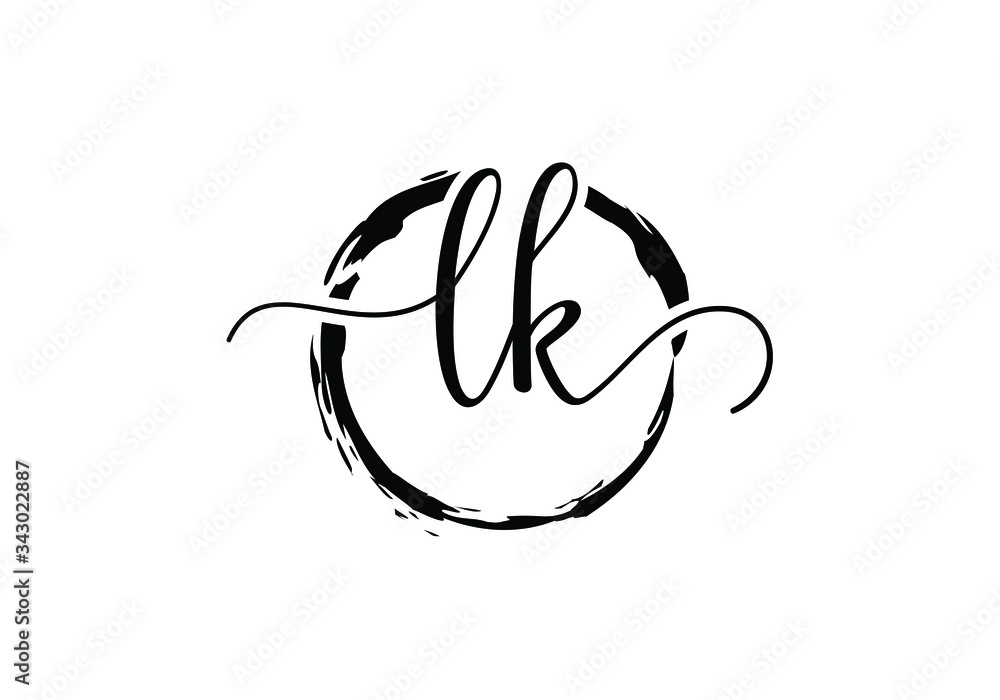 Initial Monogram Letter L K Logo Design Vector Template. LK Letter Logo Design Initial Monogram Letter L K Logo Design Vector Template. LK Letter Logo Design