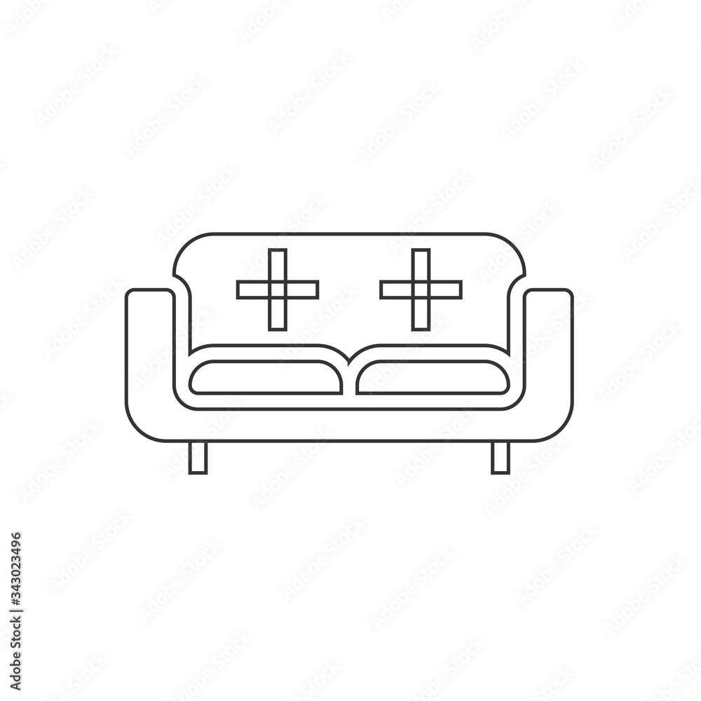 couch chair icon vector illustration design couch chair icon vector illustration design
