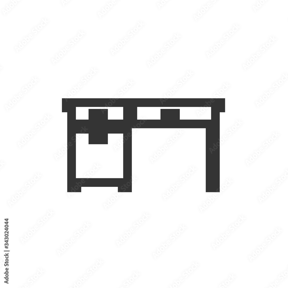 office desk icon vector illustration design office desk icon vector illustration design