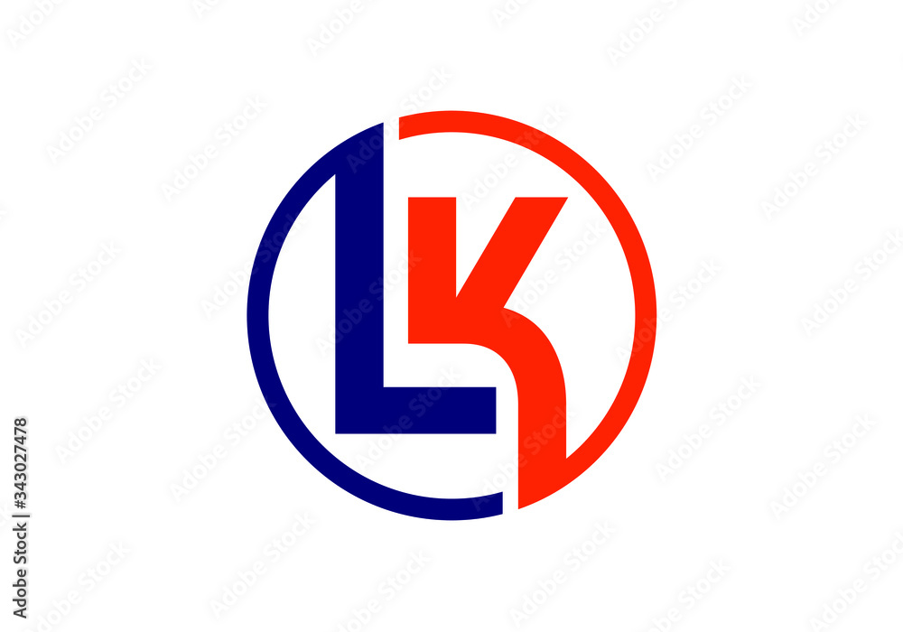Initial Monogram Letter L K Logo Design Vector Template. LK Letter Logo Design Initial Monogram Letter L K Logo Design Vector Template. LK Letter Logo Design