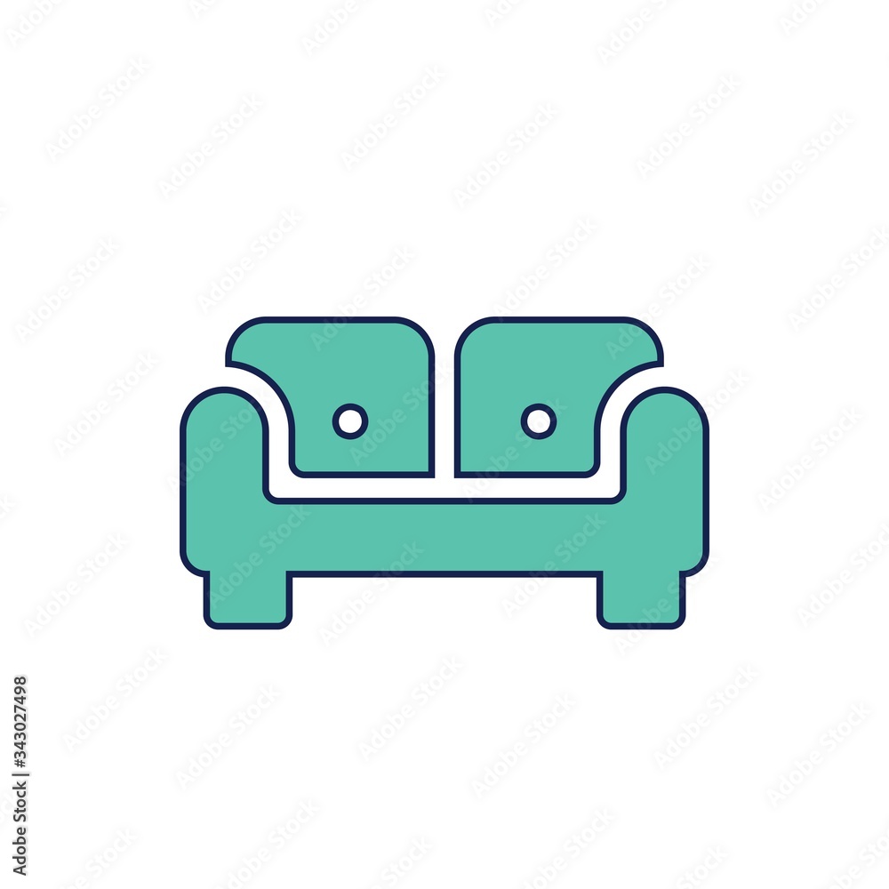 couch icon vector illustration design couch icon vector illustration design