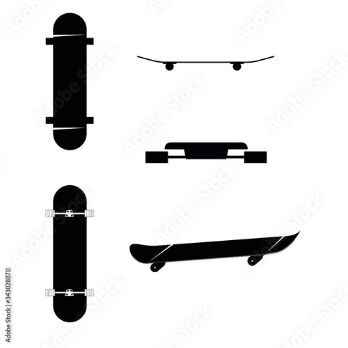 skateboard set. simple design.