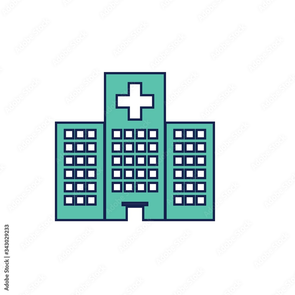 hospital icon vector illustration design