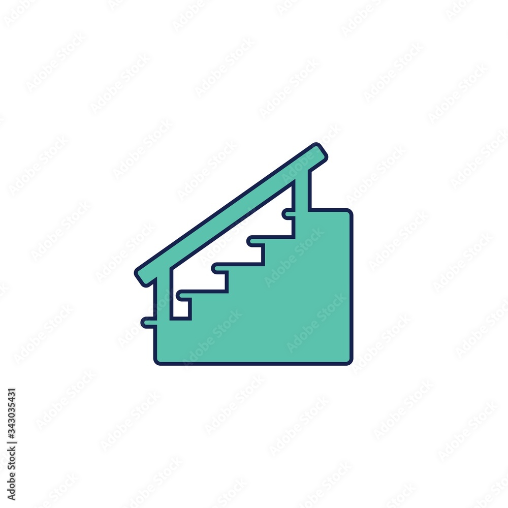 stairs icon vector illustration design stairs icon vector illustration design