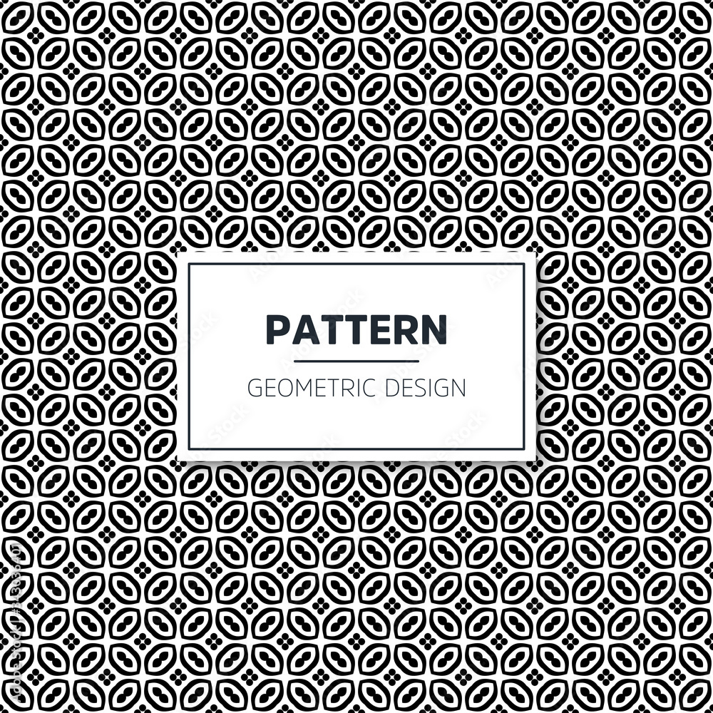 Seamless geometric pattern in op art design Seamless geometric pattern in op art design