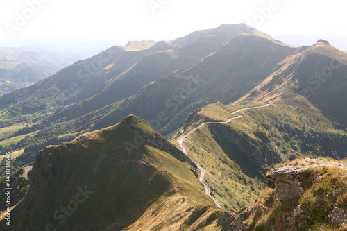 Le Puy de Dôme en Auvergne-Rhône-Alpes, France.