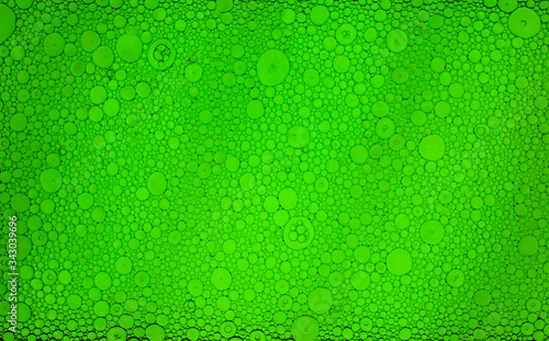 Light green abstract background with bubbles
