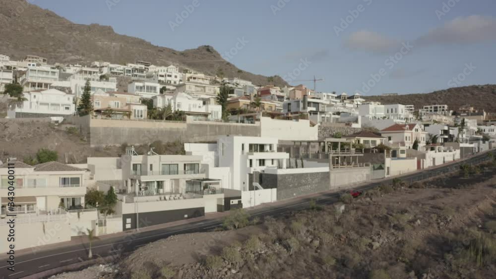 Flight from the villa. Playa de Las Americas Flight from the villa. Playa de Las Americas